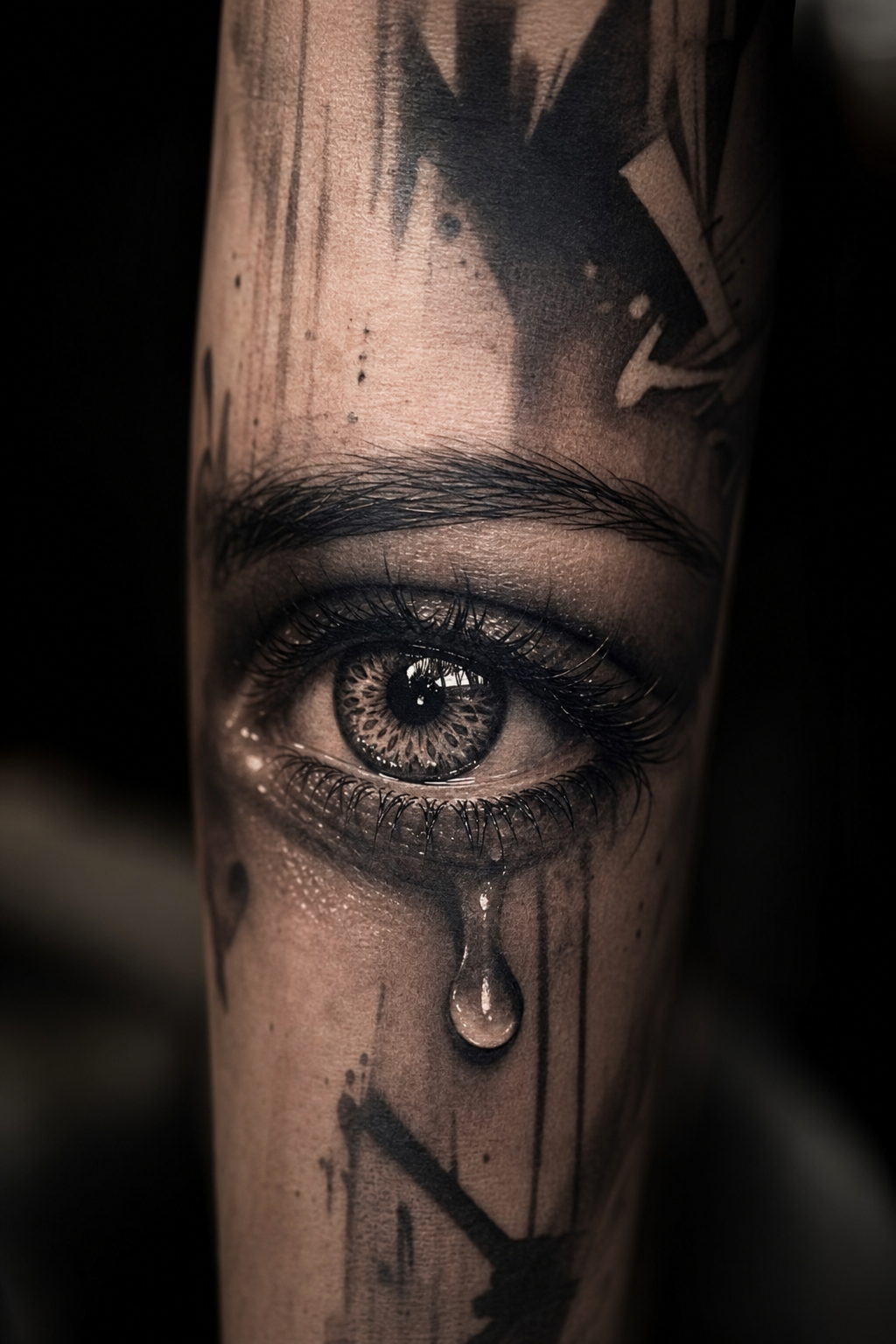 Eye realism tattoo